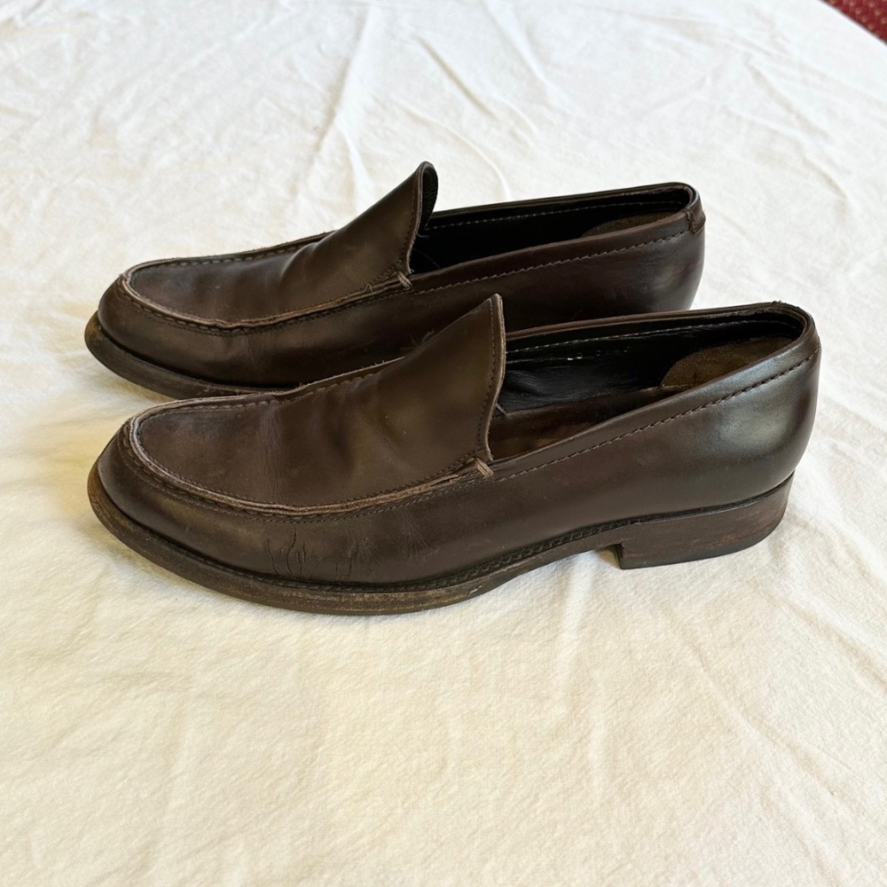 Prada Men's Brown Loafers, Size 7